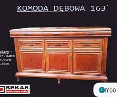 PROMOCJA ! Drewniana Dębowa Komoda 163` Ludwik Drewno Producent BEKAS Meble